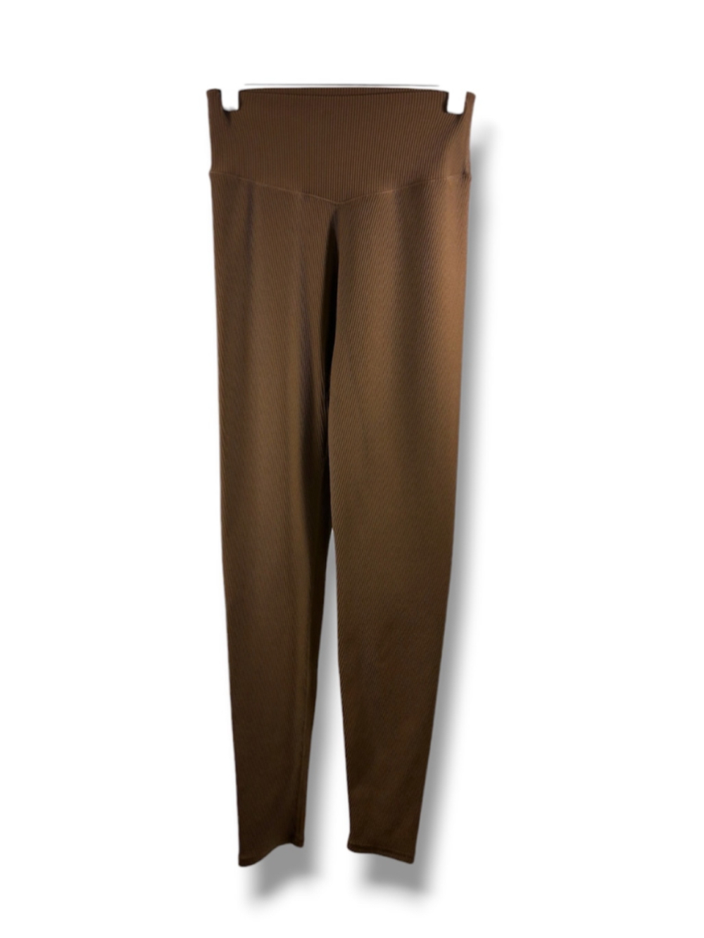 BuffBunny Collection Ribbed Leggings in Brown Size M